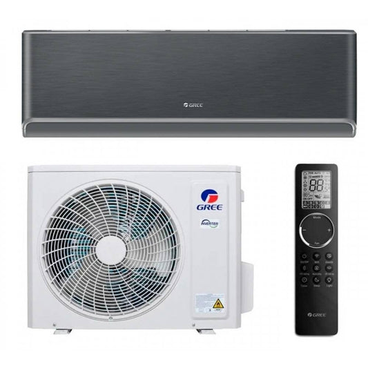 Sienas siltumsūknis gaiss/gaiss GREE Airy Black  7.1 / 7.8 kW, R32 -25°C